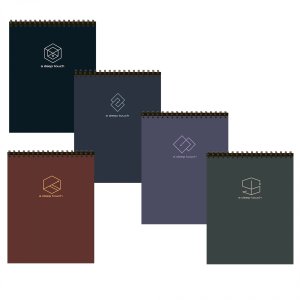 Блокнот  48л А6 Клетка Soft touch A deep touch мелован асс Спираль AL13370