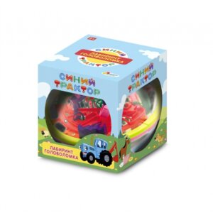 Игра Логическая шар лабиринт Синий Трактор 
