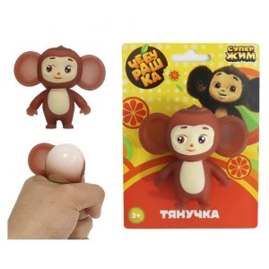 Игрушка антистресс тянучка Чебурашка наполнение мука STR-CHEB-FB-RU-25