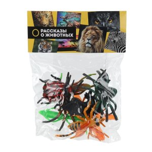 Насекомые Пластизоль 8 шт Рассказы о животных 1801Z733-R