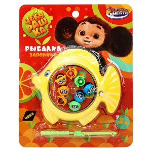 Игра рыбалка Чебурашка заводная блистер 17*21,5*3,5 см 2304V0072-R