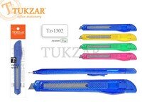 Нож канцелярский с автоматической фиксацией лезвия Ferro 9мм 19160