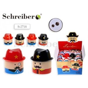 Точилка 2отв пластиковая КОВБОЙ S 2718