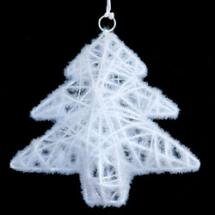Декоративное украшение Ёлочки KY-174, размер M, упаковка- ПЭ пакет на подвесе 100802