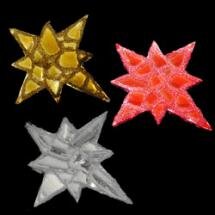 Декоративное украшение "Звезда" CYD-10, уп на подвесе.100812
