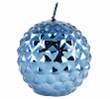 Свеча Праздничный шарик глянцевая Синяя 103245
