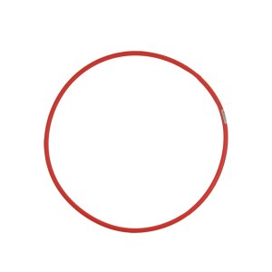 Обруч d 70см облегченный красный