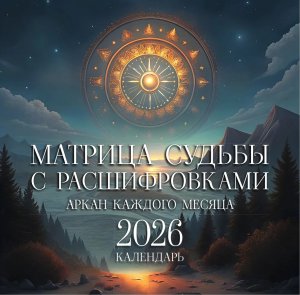 Кал 2026 Настен Матрица судьбы с расшифровками Аркан каждого месяца 