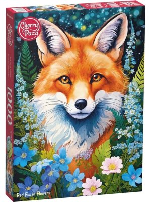 Паззл 1000 Cherry Лиса в цветах 31148 