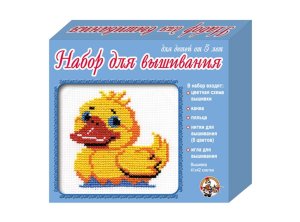 Набор Вышивка Утенок с пяльцами 00311