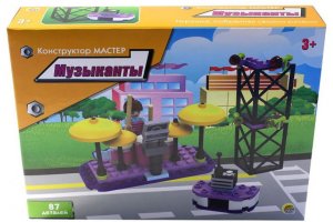 Конструктор МУЗЫКАНТЫ 87 дет К-4733 