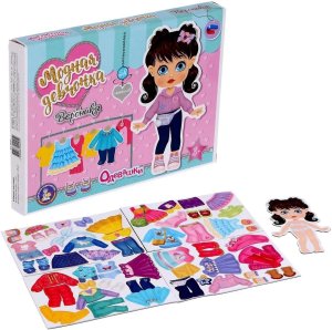 Магнитная игра одевашка Вероника 04091