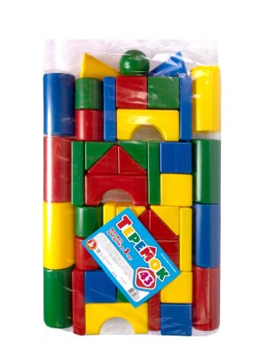 Конструктор выдув Теремок 43 эл 00886