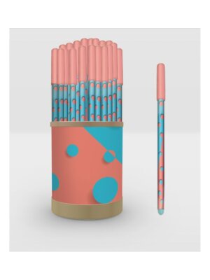 Ручки в тубусе Zine Голубые