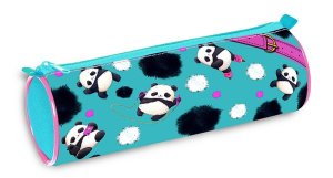 Пенал тубус 210х70мм на молнии Плюшевые панды Npt_60129