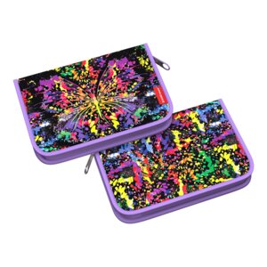 Пенал книжка без наполнения 135x205x30мм Butterfly 52545