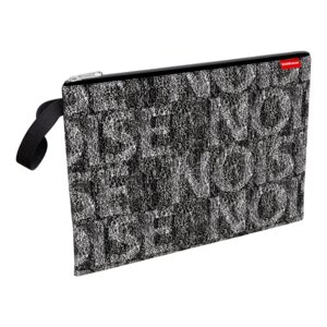 Папка для тетр на молнии A4 Noise текстиль 52648