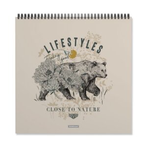 Альбом для эскизов 40л Natural Life 295x295мм Спираль 53881
