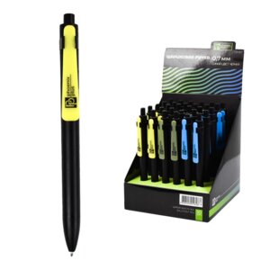 Авторучка шар 0,7мм Синяя Широкий Клип асс 52695