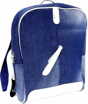 Рюкзак 1 отделение Джинсово синий 35х29х9см 49261
