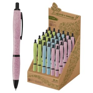 Ручка шар 0,7мм Синий С Заботой о Природе 52688