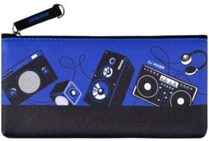 Пенал школьный 20x7,5x2см Звук без наполнения иск кожа молния 59720