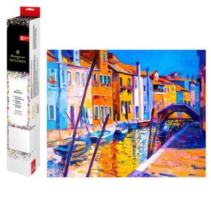 Алмазная мозаика Яркие краски Бурано без подр 40*50