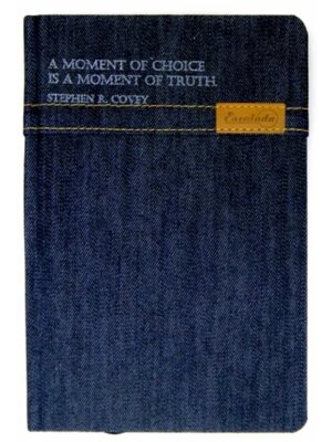 Ежедневник 192стр недатир Темно Синий Джинс 150х220мм 3899