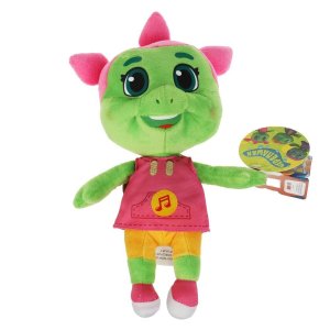 Игрушка мягк Черепашки  20см муз чип