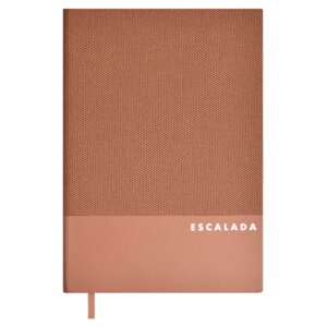 Ежедневник 160л недатир А5 ESCALADA ПИКЕ Пепельно розовый кожзам 63992