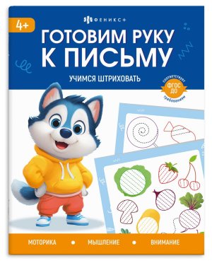 Готовим руку к письму УЧИМСЯ ШТРИХОВАТЬ 165*205 мм 72156