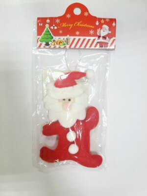 Подвеска НГ Дед Мороз 14х10см Ч08083