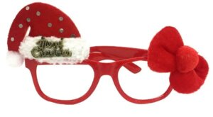 Карнавальные очки Новогодний колпак 18x12x3,5см 78589