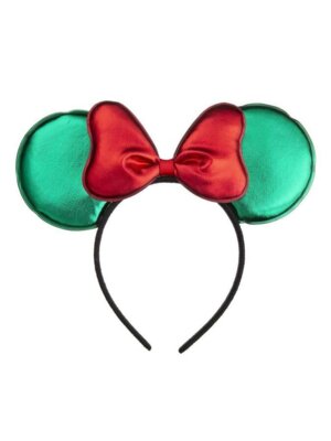 Карнавальный ободок Мышка зеленая 22,5х20х1,5см 80964