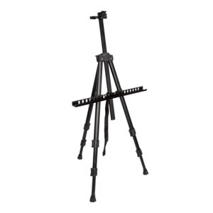 Мольберт тренога 161x98см Алюминий в черной сумке VEA-01
