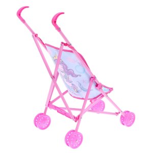 Коляска для кукол Давай поиграем с рюкзачком трость Happy Valley  7105147