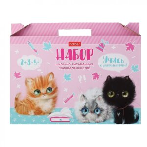 Набор для Первоклассника Учись с Удовольствием Кошарики в кор Нп4_074666