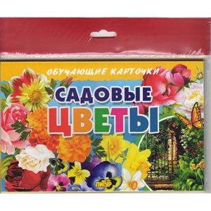 Карточки Садовые цветы