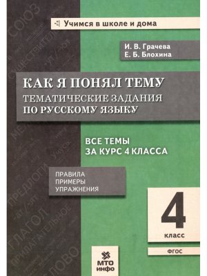 *Рус яз  4 Как я понял тему Тематич зад Правила примеры упр