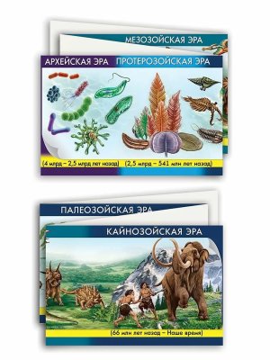 Плакат полоска Лента развития жизни на Земле