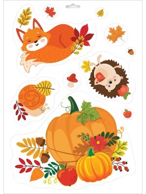 Оформительская наклейка Осенняя фантазия