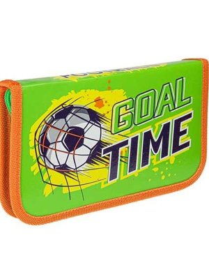 Пенал 1 секц большой ВРЕМЯ ДЛЯ ГОЛА 190х115, ламинир картон ПН-7689