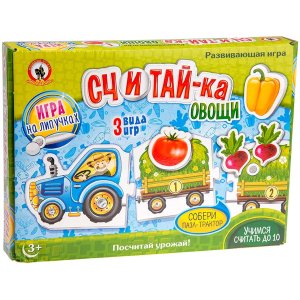 Игра на липучках Считай ка Овощи 03270