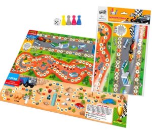 Бродилка в пакете Большие гонки А2 07138