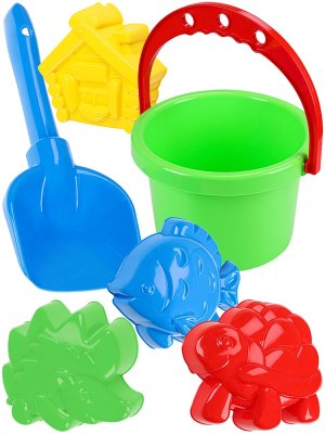 Набор для песочницы №19 Ведро лопатка формочки И1834