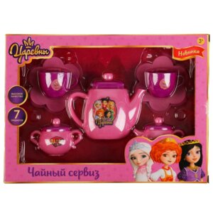 Чайный сервиз Царевны 7 предметов Пластик 