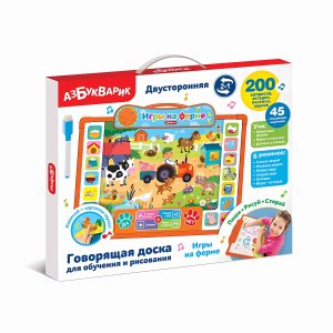 Говорящая доска Игры на ферме для обучения и рисования