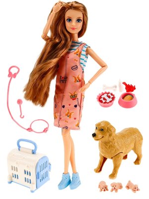 Кукла 29 см в наборе 12 предметов FCJ1260130