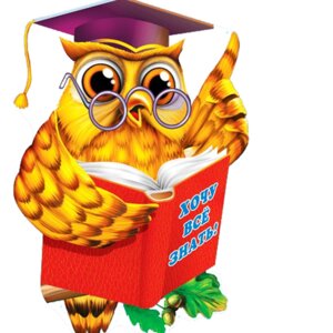 Плакат фигурный Ученая сова Ф-6948