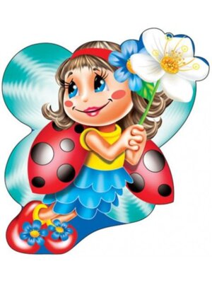 Плакат фигурный Божья коровка Ф-7181